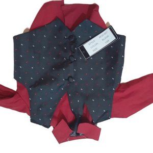 3/20Andrew Fezza suit vest and shirt 12 months nwt